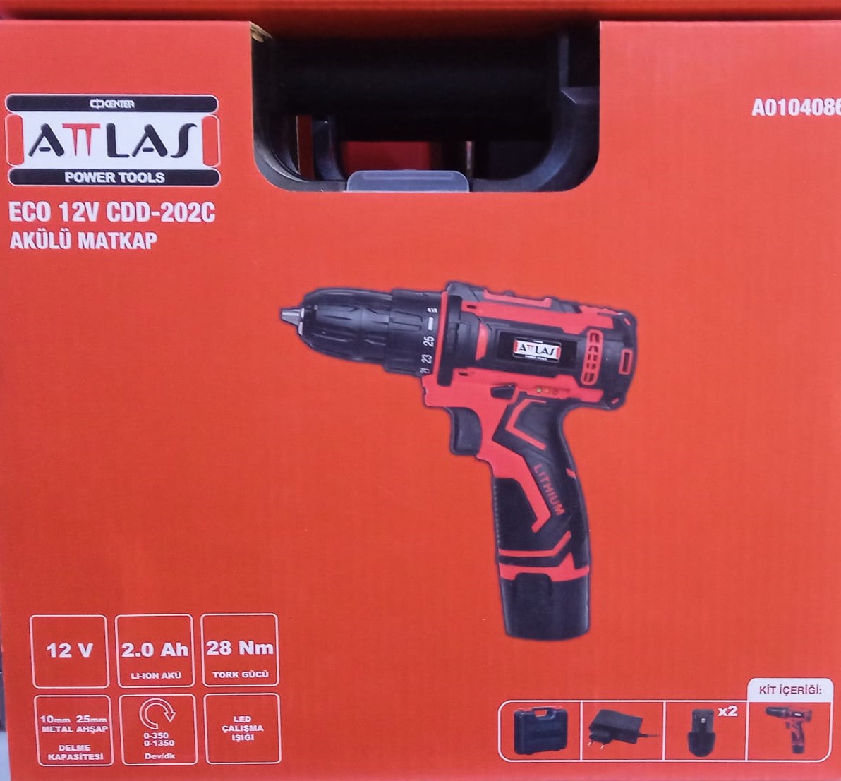 ATLAS AKÜLÜ MATKAP 12V